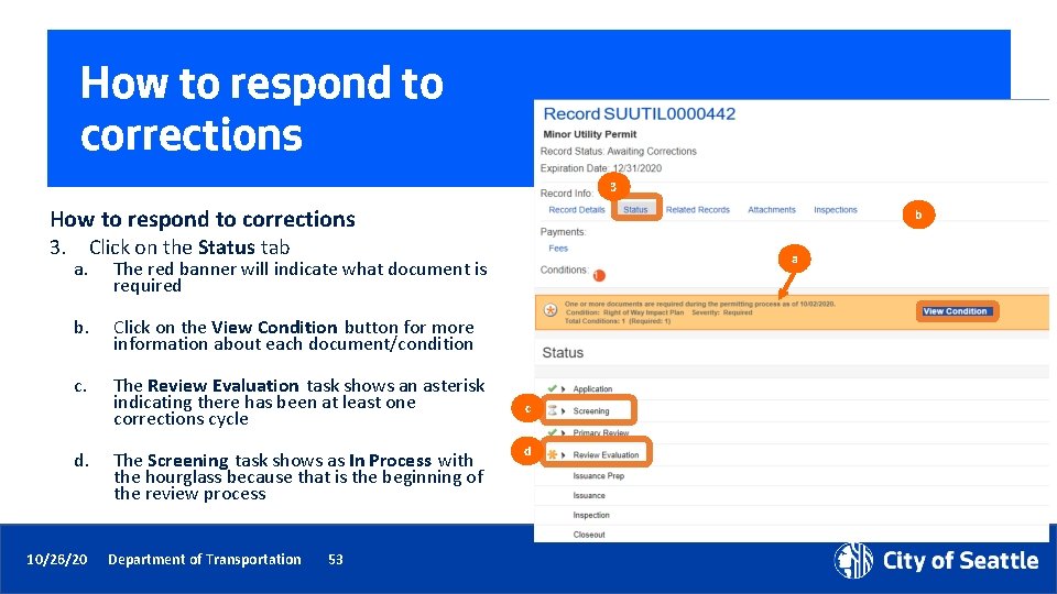 How to respond to corrections 3 How to respond to corrections b 3. Click