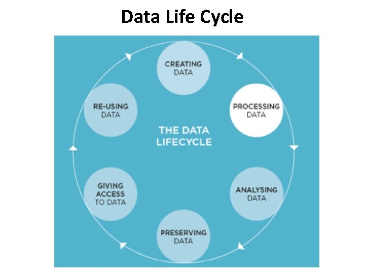 Data Life Cycle Data Life Cycle