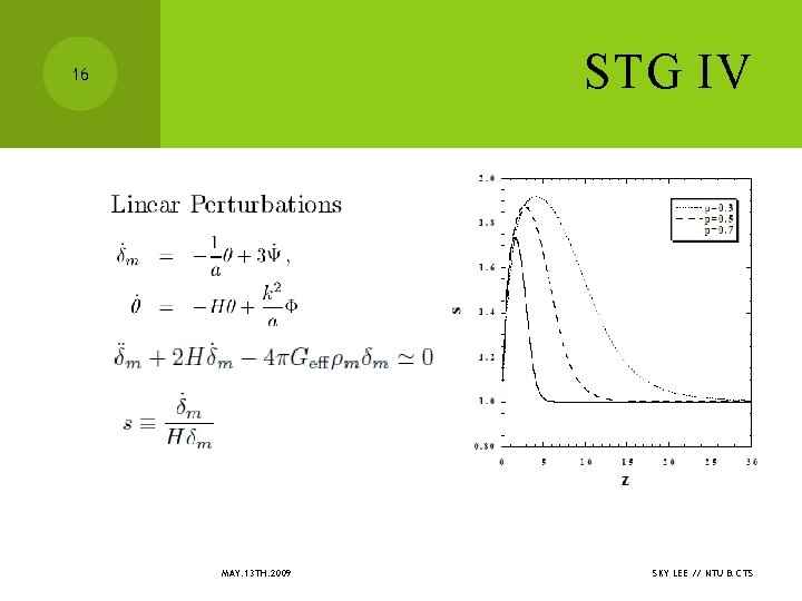 STG IV 16 MAY. 13 TH. 2009 SKY LEE // NTU & CTS 