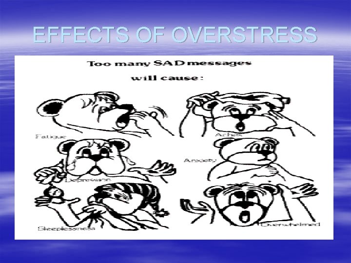 EFFECTS OF OVERSTRESS 