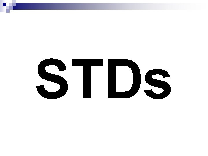 STDs 