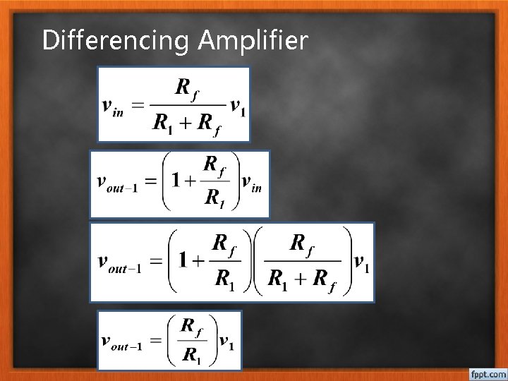 Differencing Amplifier 