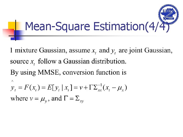 Mean-Square Estimation(4/4) 