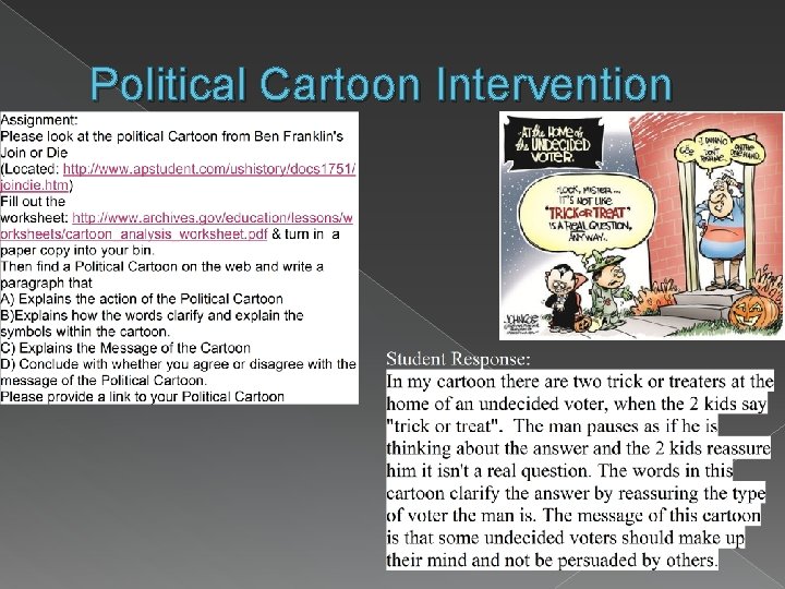 Political Cartoon Intervention 