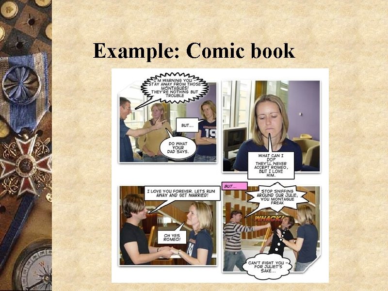 Example: Comic book 