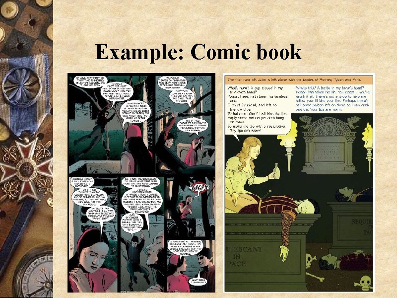 Example: Comic book 