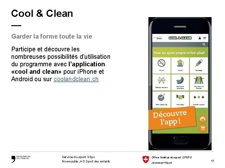 Cool & Clean — Garder la forme toute la vie Participe et découvre les