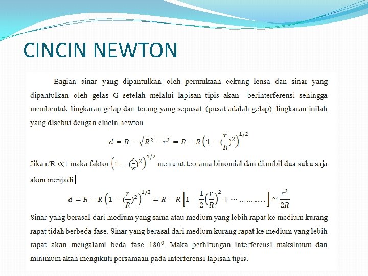 CINCIN NEWTON 