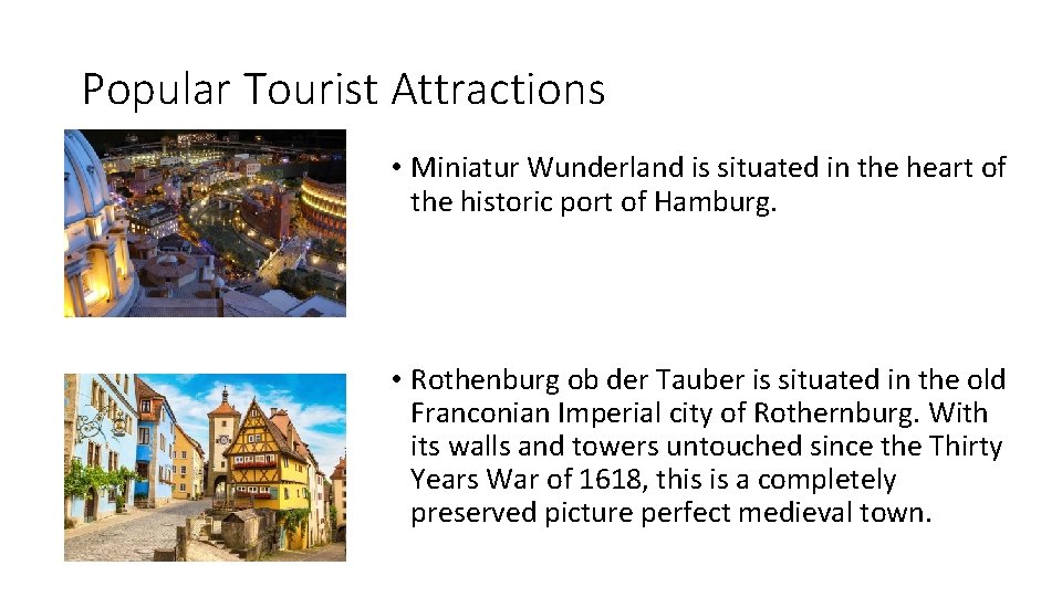 Popular Tourist Attractions • Miniatur Wunderland is situated in the heart of the historic