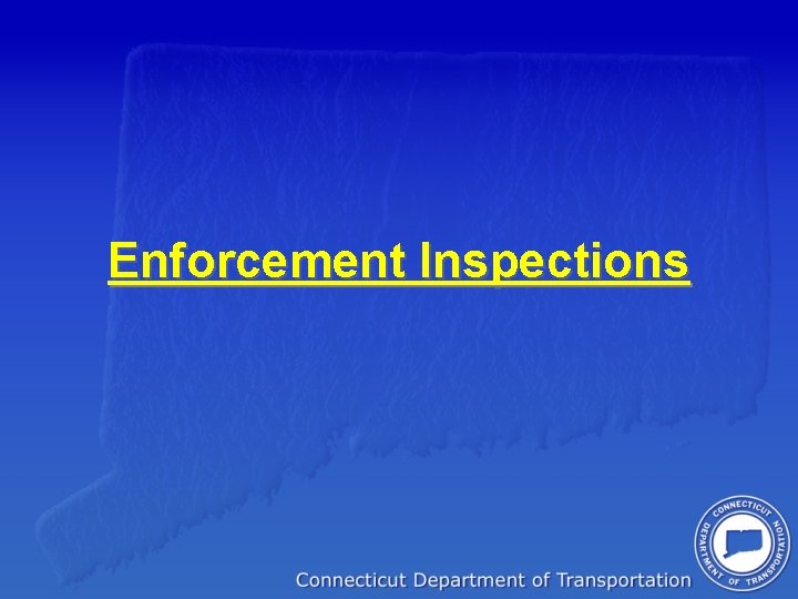 Enforcement Inspections 