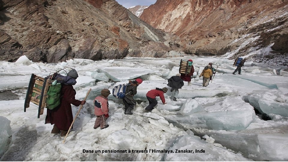 Dans un pensionnat à travers l'Himalaya. Zanskar, Inde 