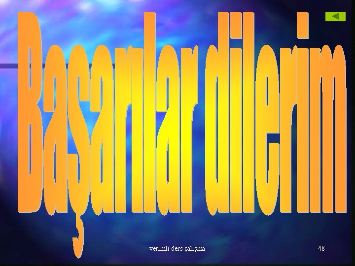 verimli ders çalışma 48 
