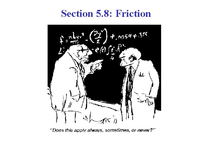 Section 5. 8: Friction 