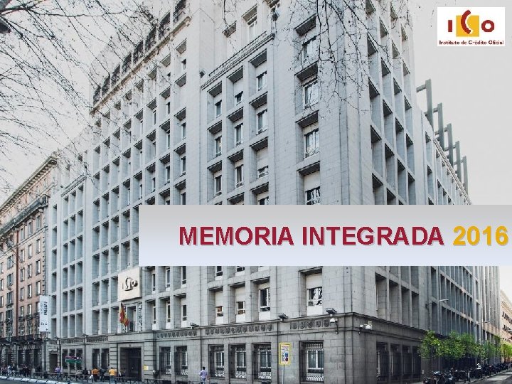 MEMORIA INTEGRADA 2016 1 