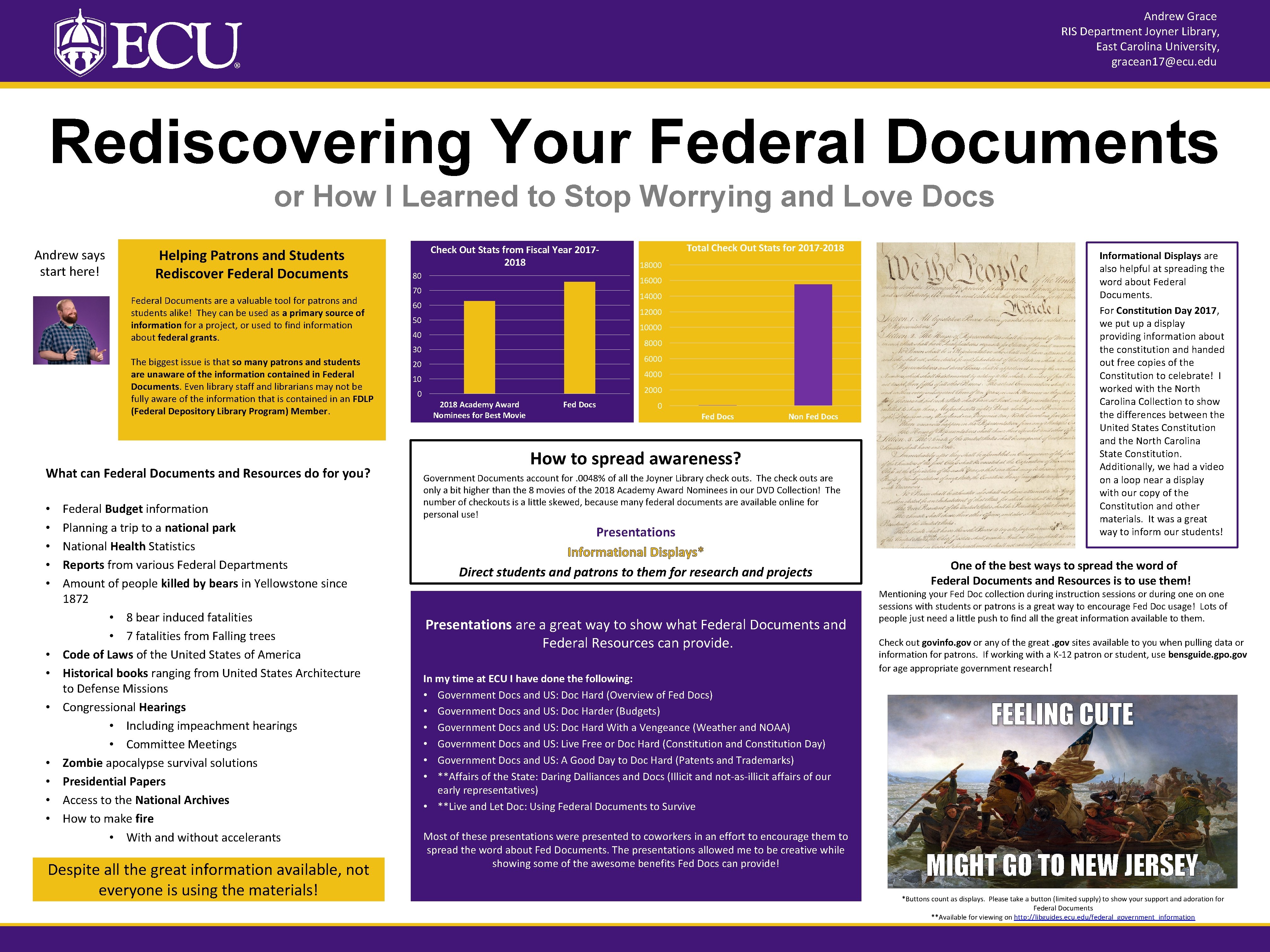 Andrew Grace RIS Department Joyner Library, East Carolina University, gracean 17@ecu. edu Rediscovering Your