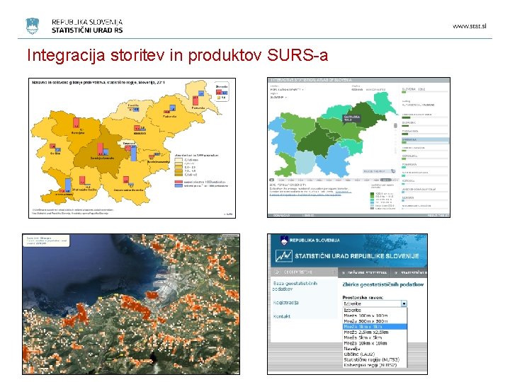 Integracija storitev in produktov SURS-a 