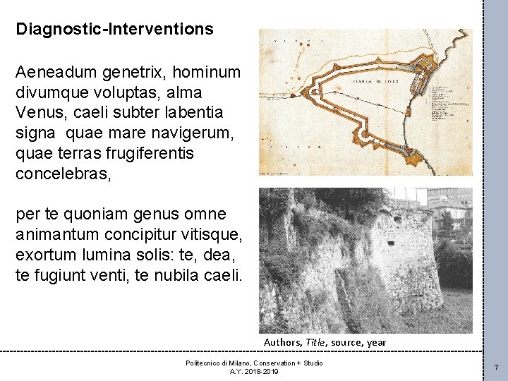 Diagnostic-Interventions Aeneadum genetrix, hominum divumque voluptas, alma Venus, caeli subter labentia signa quae mare