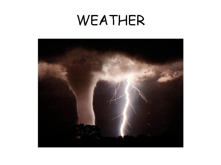 WEATHER WEATHER