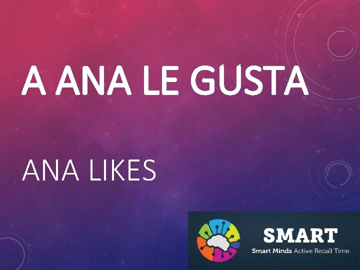 A ANA LE GUSTA ANA LIKES 