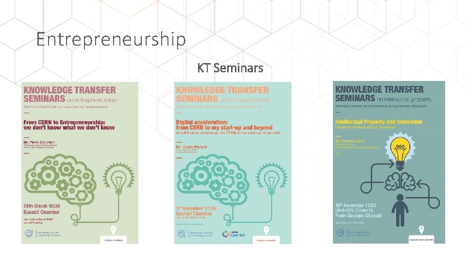 Entrepreneurship KT Seminars 
