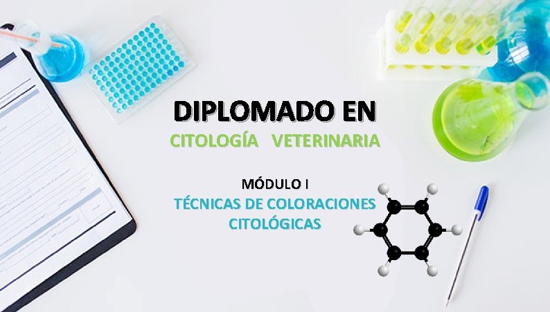 DIPLOMADO EN CITOLOGÍA VETERINARIA MÓDULO I TÉCNICAS DE COLORACIONES CITOLÓGICAS 1 