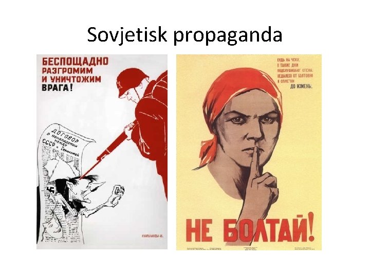 Sovjetisk propaganda 