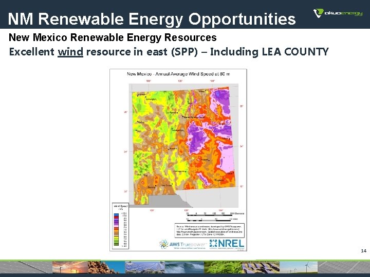 NM Renewable Energy Opportunities New Mexico Renewable Energy Resources Excellent wind resource in east