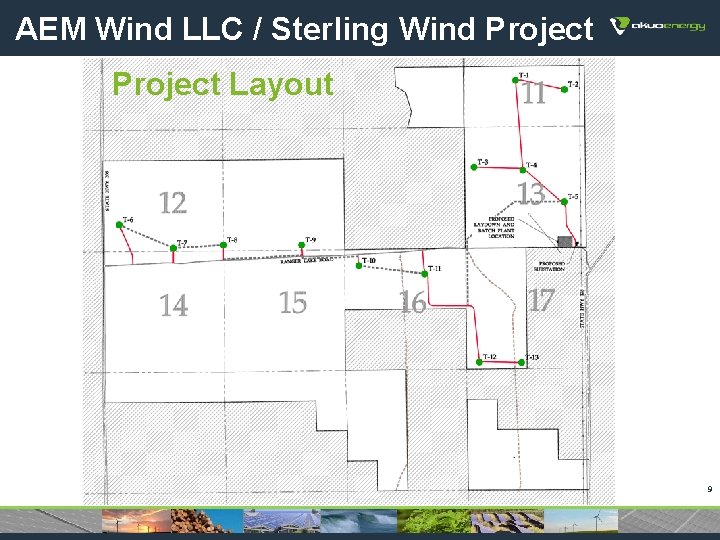 AEM Wind LLC / Sterling Wind Project Layout 9 