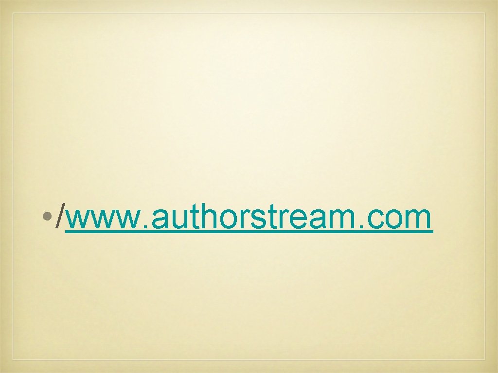  • /www. authorstream. com 