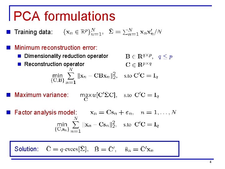 Sparsity Control For Robust Principal Component Analysis Gonzalo