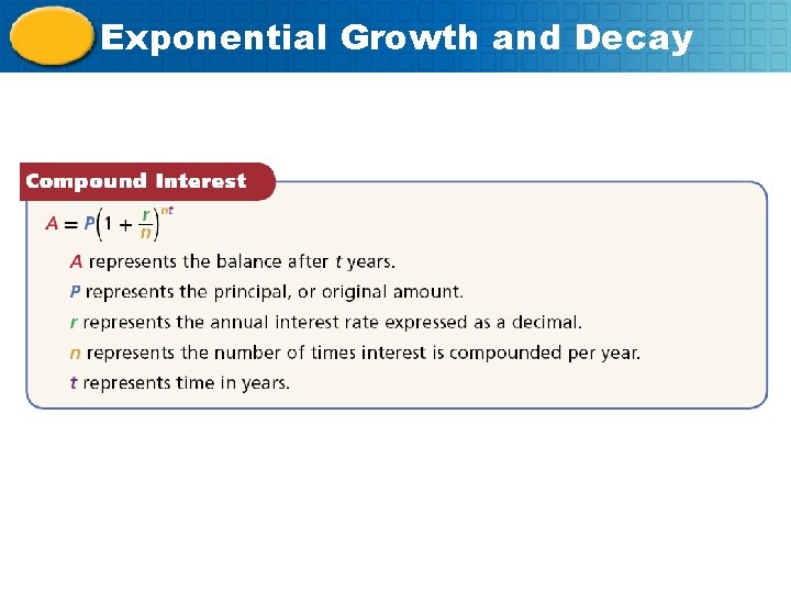 Exponential Growth and Decay 