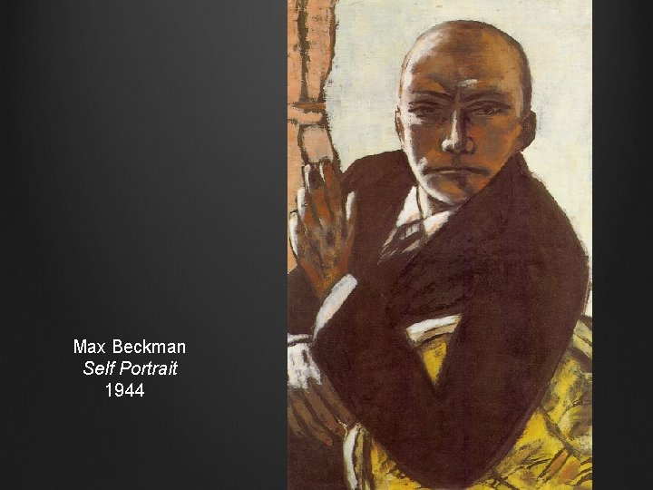 Max Beckman Self Portrait 1944 