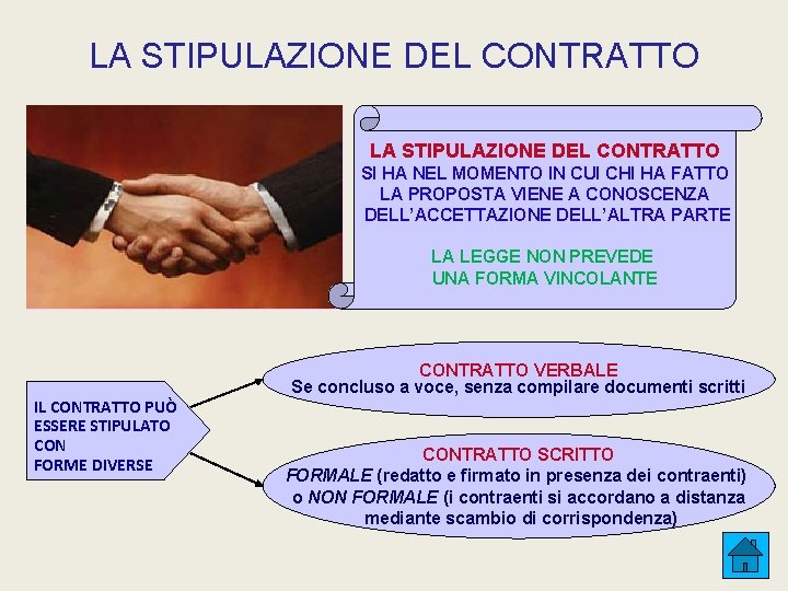 LA STIPULAZIONE DEL CONTRATTO SI HA NEL MOMENTO IN CUI CHI HA FATTO LA