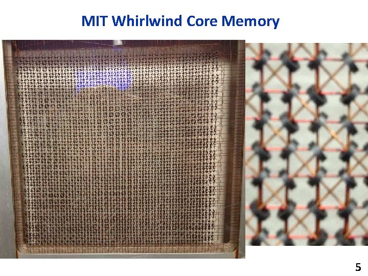 MIT Whirlwind Core Memory 5 