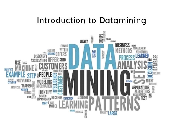 Introduction to Datamining 