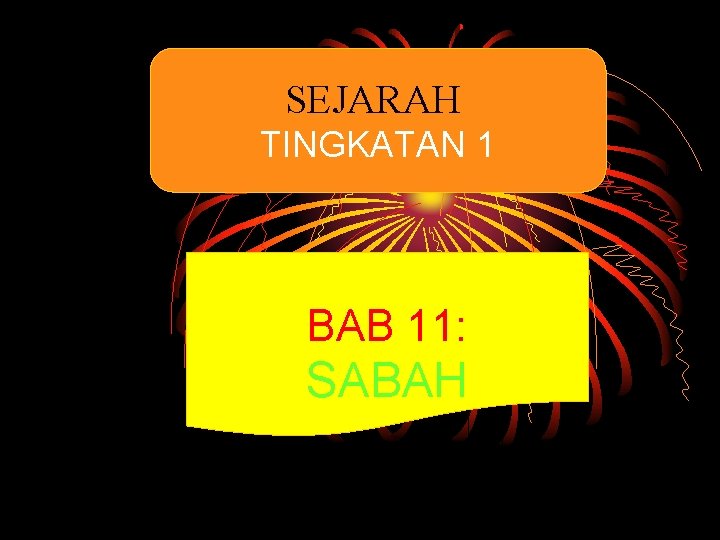 SEJARAH TINGKATAN 1 BAB 11: SABAH 