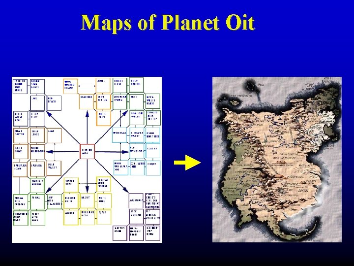 Maps of Planet Oit 