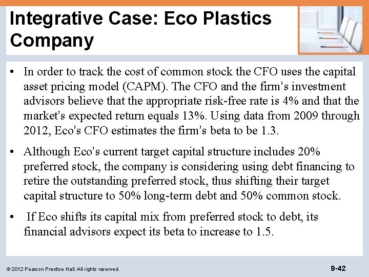 Integrative Case: Eco Plastics Company • In order to track the cost of common