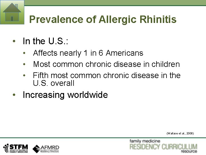 Prevalence of Allergic Rhinitis • In the U. S. : • Affects nearly 1 Prevalence of Allergic Rhinitis • In the U. S. : • Affects nearly 1