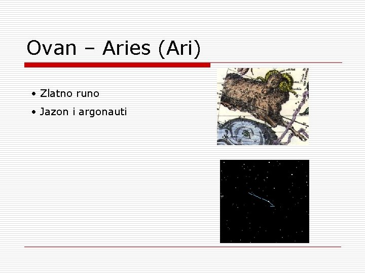 Ovan – Aries (Ari) • Zlatno runo • Jazon i argonauti 