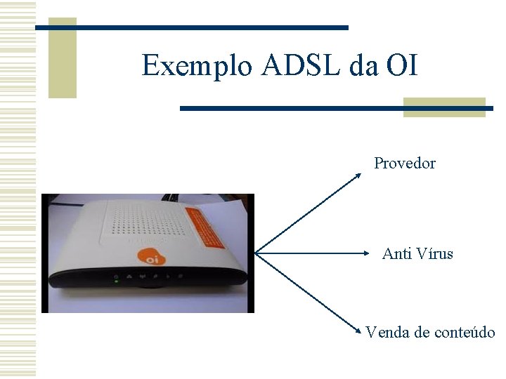 Exemplo ADSL da OI Provedor Anti Vírus Venda de conteúdo Exemplo ADSL da OI Provedor Anti Vírus Venda de conteúdo
