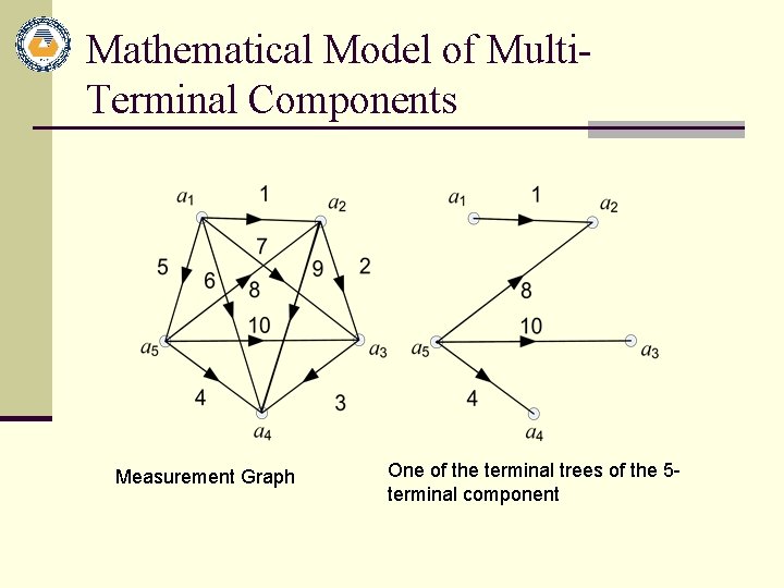 Mathematical Model of Multi. Terminal Components Measurement Graph One of the terminal trees of