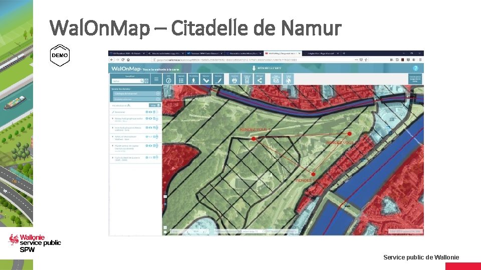 Wal. On. Map – Citadelle de Namur Service public de Wallonie 