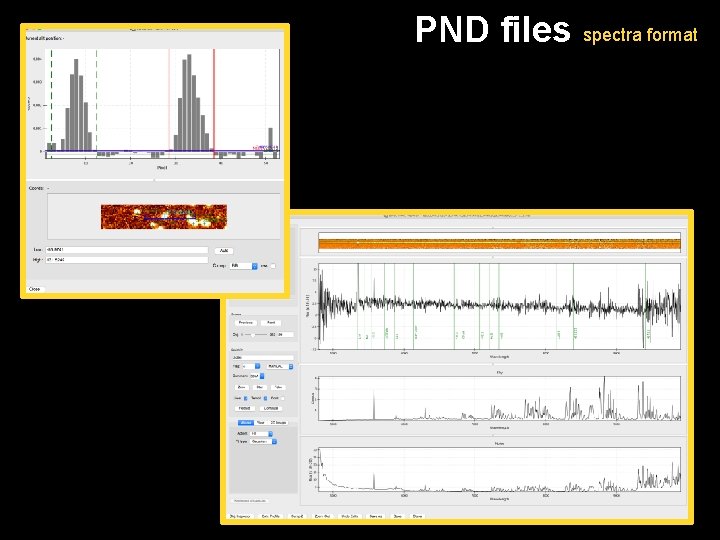 PND files spectra format 