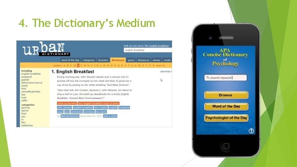 4. The Dictionary’s Medium 