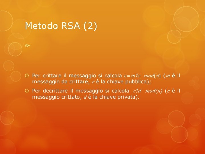 Metodo RSA (2) 
