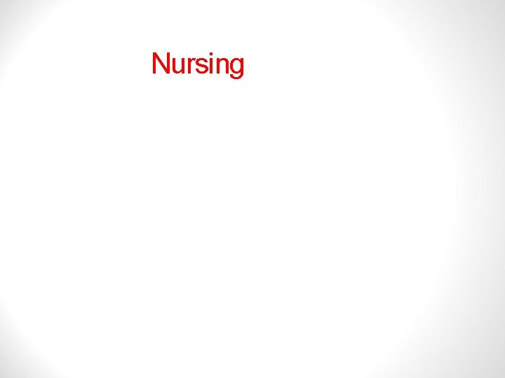 Nursing 