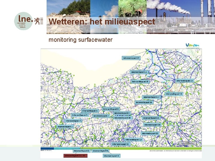 Wetteren: het milieuaspect monitoring surfacewater 