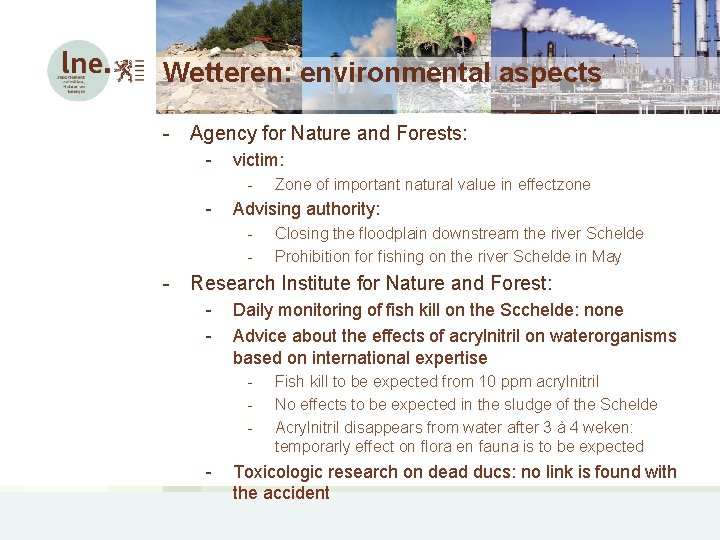 Wetteren: environmental aspects - Agency for Nature and Forests: - victim: - - Zone