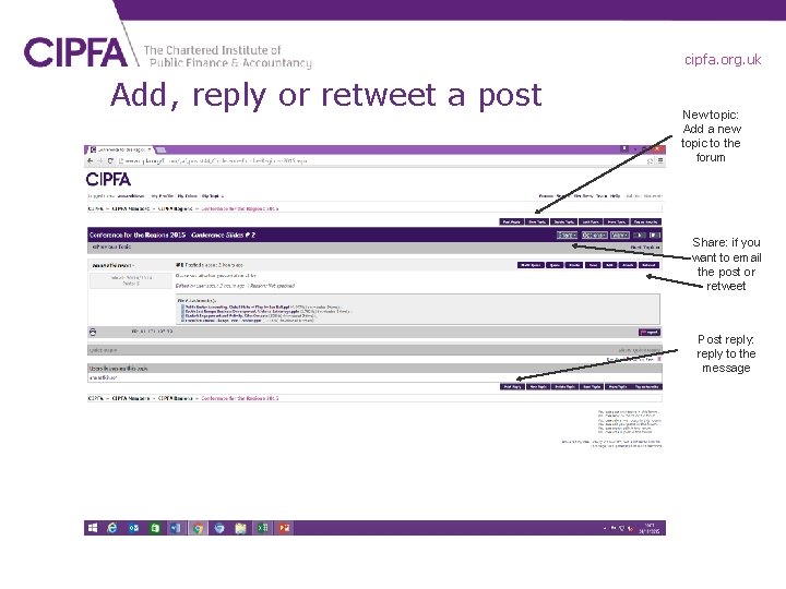 cipfa. org. uk Add, reply or retweet a post New topic: Add a new